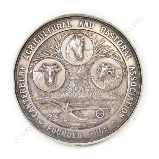 G Coates & Co (Christchurch) Canterbury A & P Show silver medal 1885,